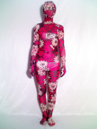 Unisex Multicolor Silk Zentai Catsuit